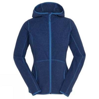 Fleece Ayacucho Camiri Hooded Mujer Azules - Chile FDL058276